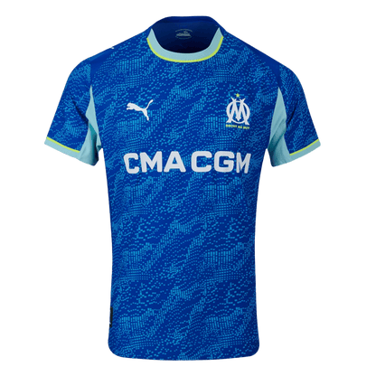 Olympique de Marseille Third Maillot 2025/26 Bleu Joueur Grande Taille