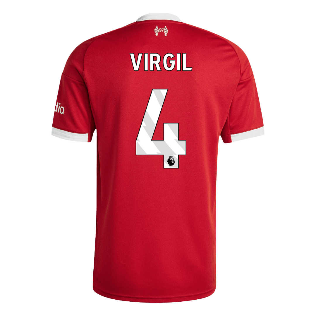 VIRGIL #4 Liverpool Domicile Maillot 2025/26 Rouge