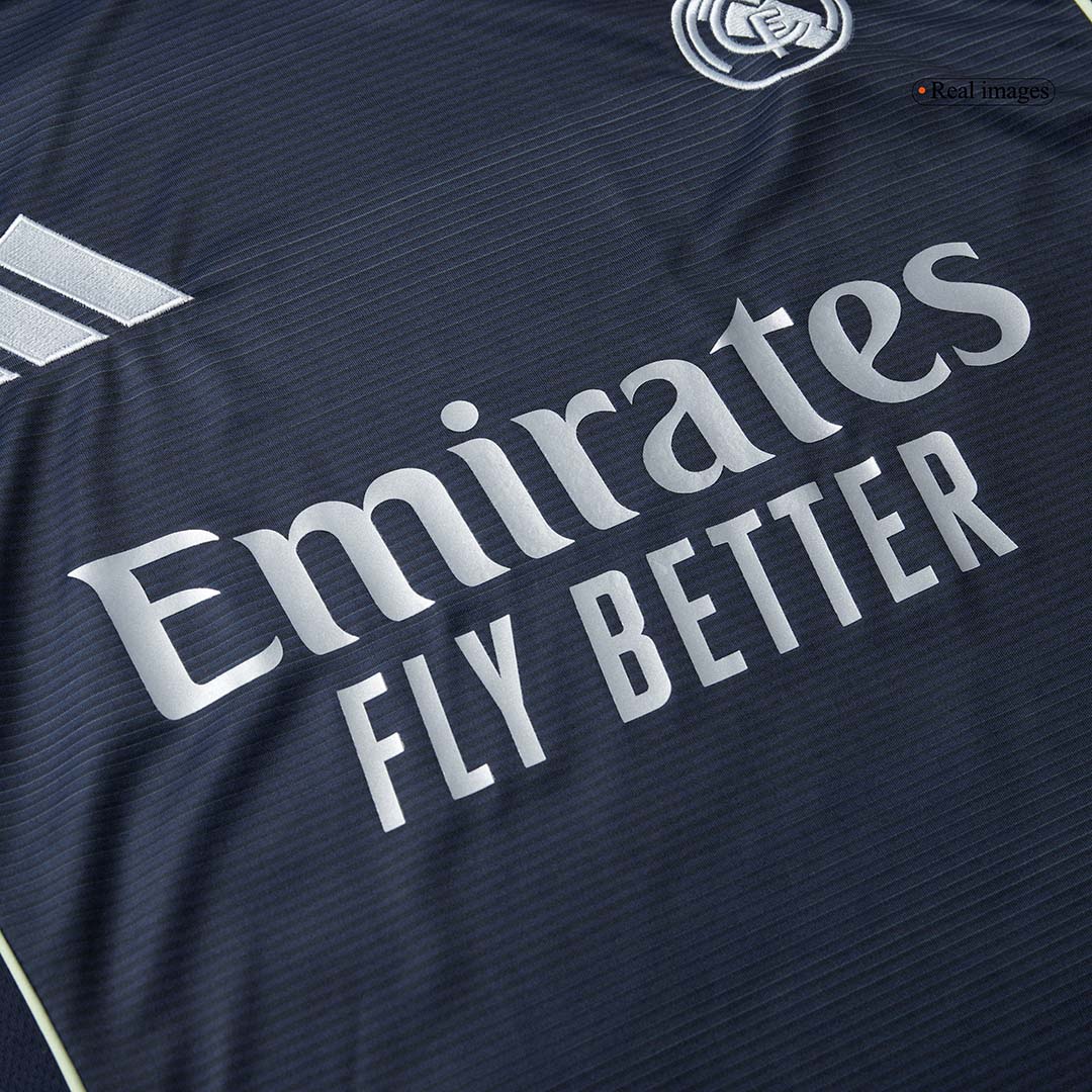 Real Madrid Extérieur Maillot Manches Longues 2025/26 Bleu marine
