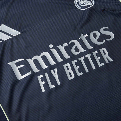 Real Madrid Extérieur Maillot Manches Longues 2025/26 Bleu marine